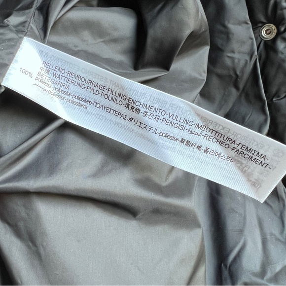 Zara Oversized WATER REPELLENT OVERSHIRT SHACKET Women's Black Quilted Jacket - Picture 13 of 13